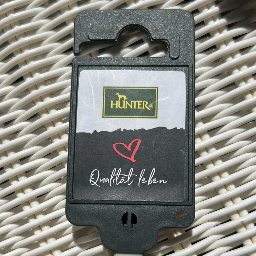 Hunter Black Dog Collar Size M 37-46